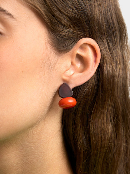 Short Resin Earrings