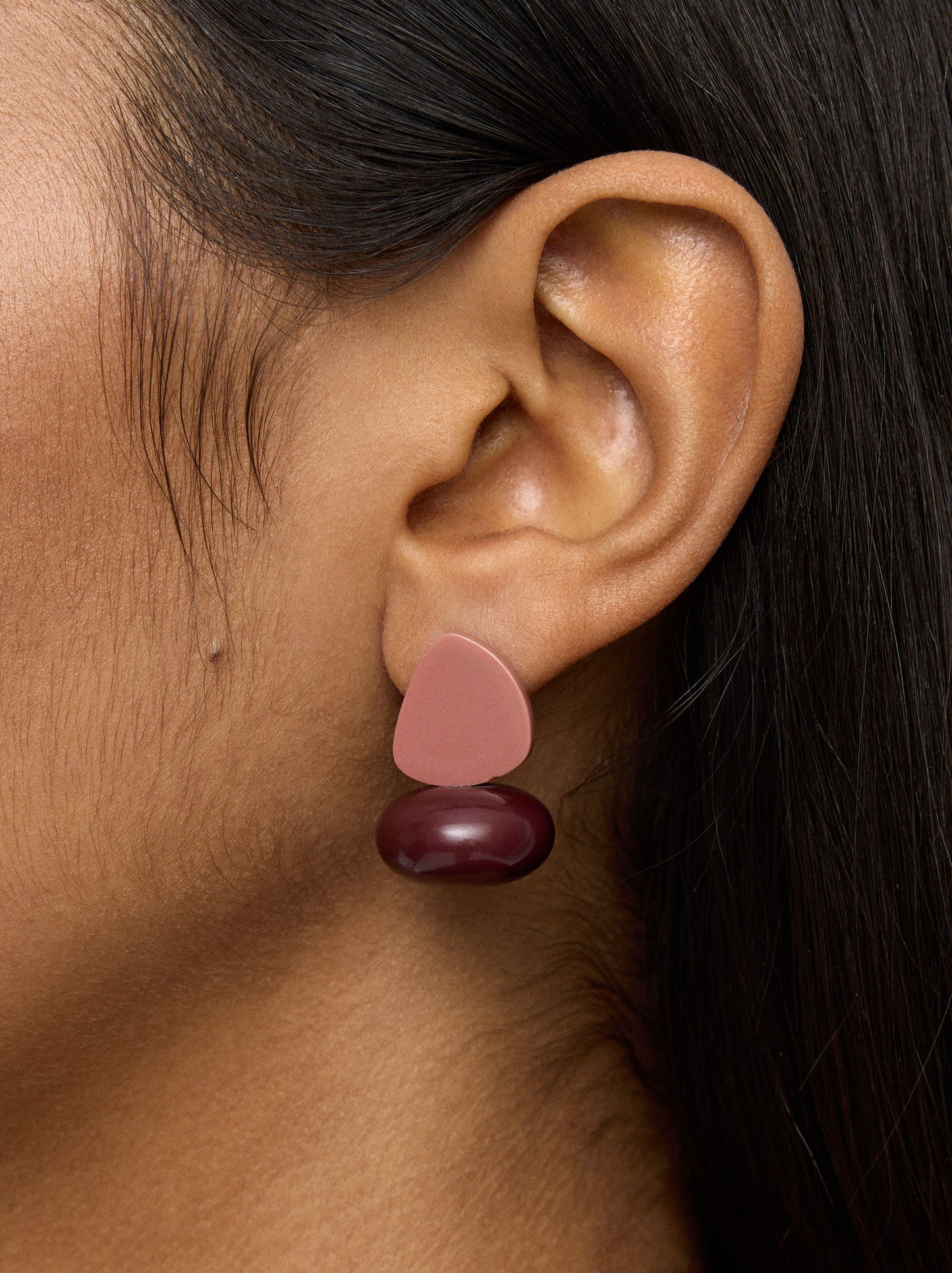Short Resin Earrings