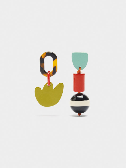 Asymmetric Long Earrings