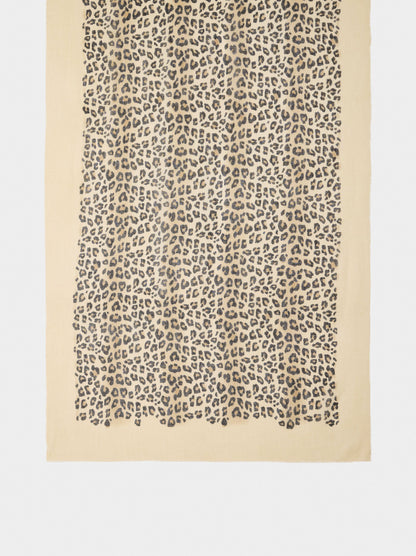 Scarf With Animal Print