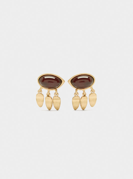 Oval Resin Earrings