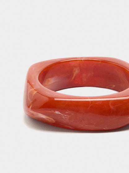 Maxi Square Bracelet With Stone Effect