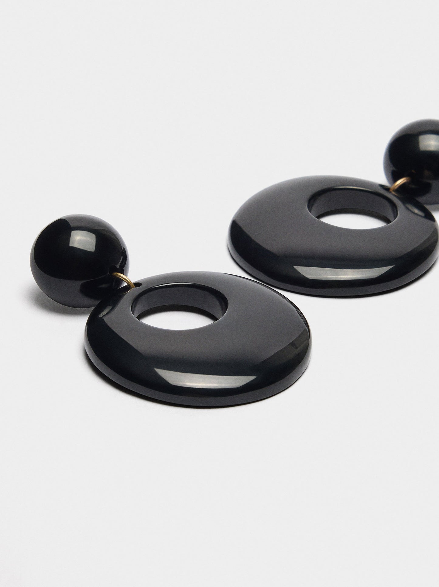 Round Resin Earrings