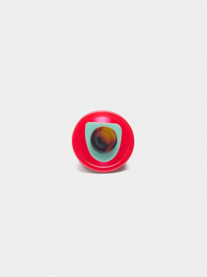 Round Ring With Tortoiseshell Effect