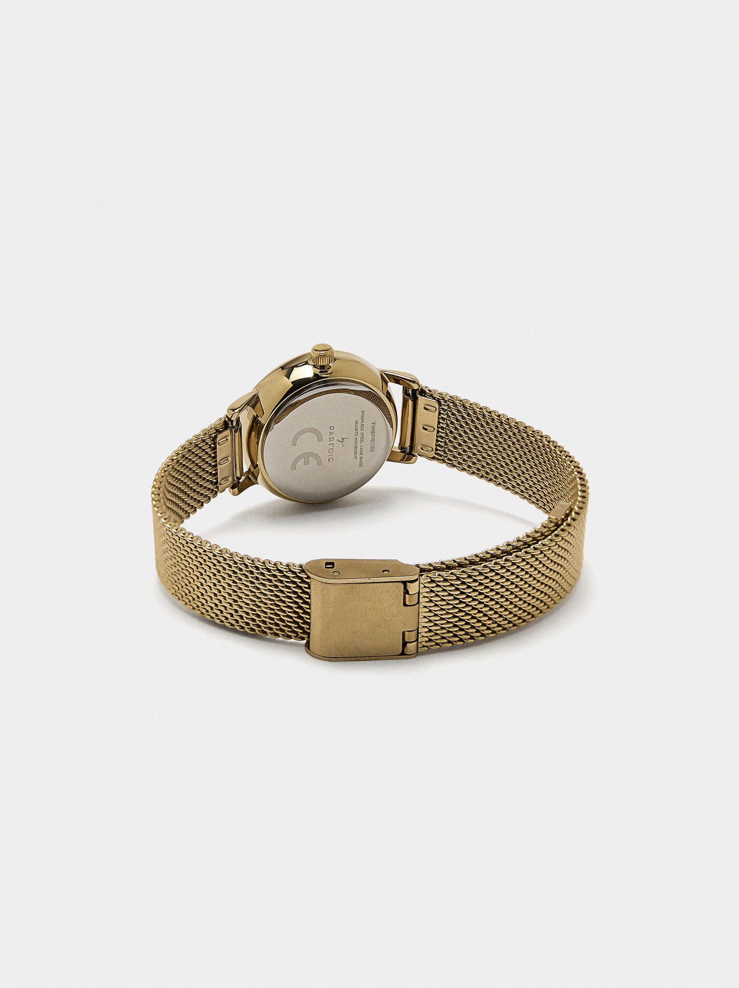 Watch With Stainless Steel Mesh Strap