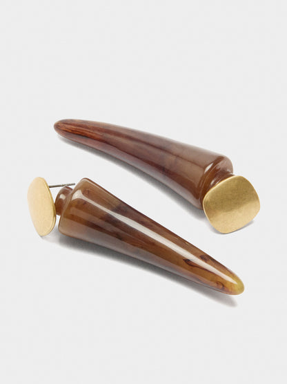 Earrings With Stone Effect