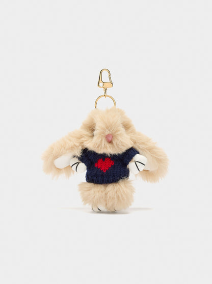 Keychain With Rabbit Charm