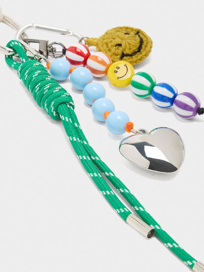 Keychain Charm Happy Face