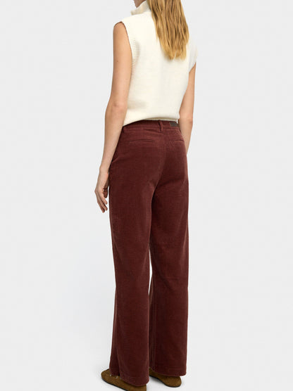 Corduroy Trousers With 100% Cotton