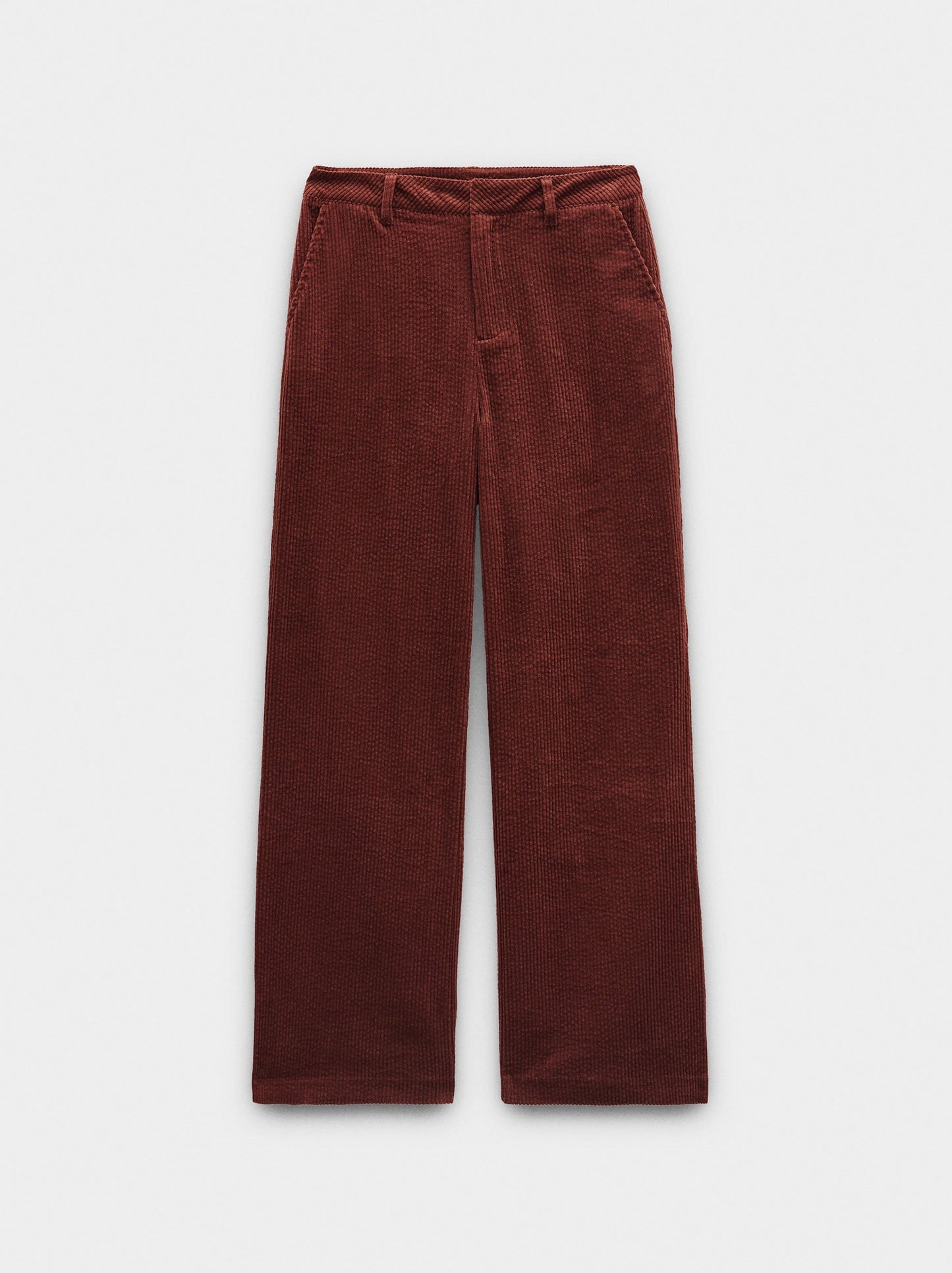 Corduroy Trousers With 100% Cotton