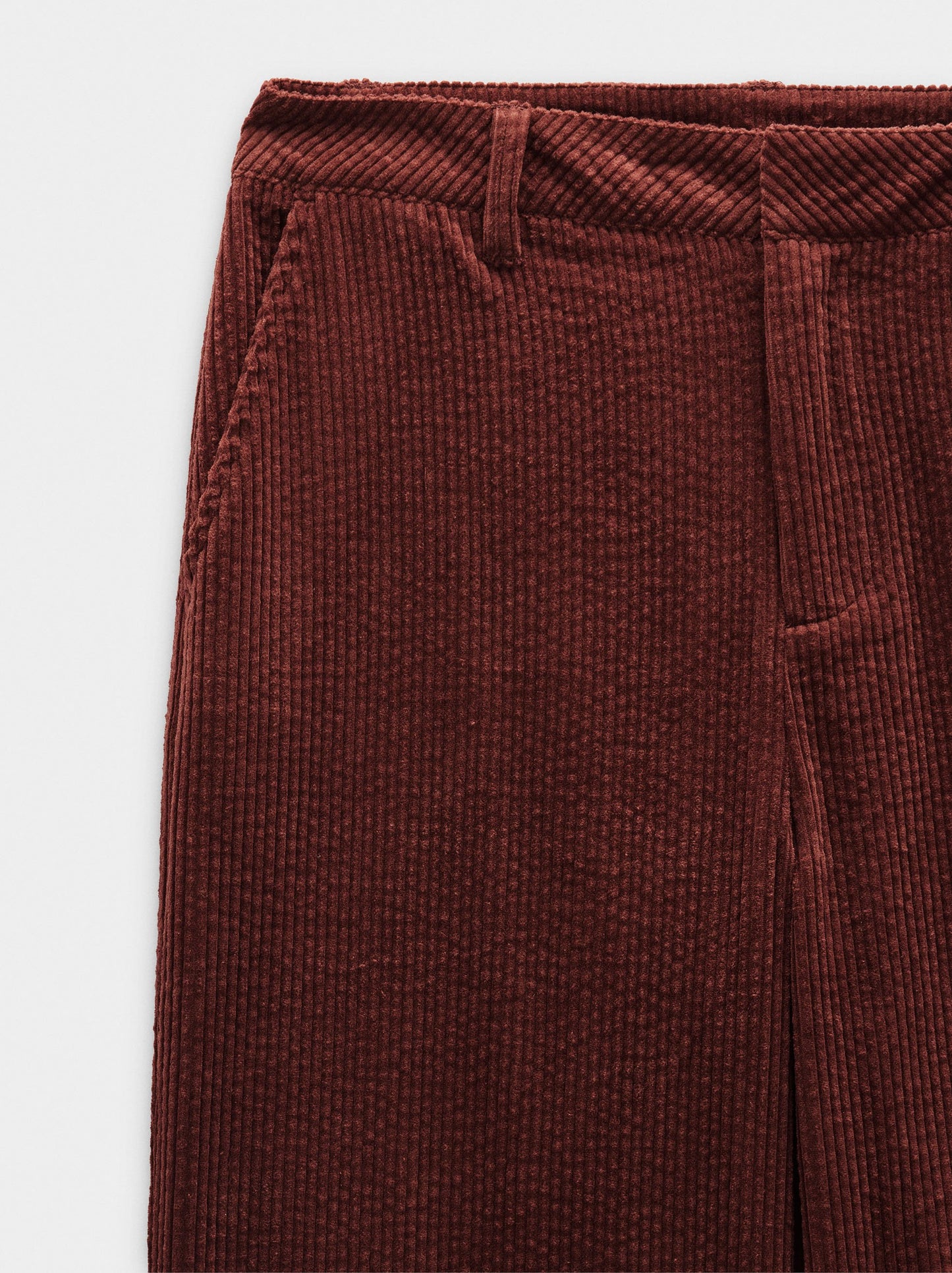 Corduroy Trousers With 100% Cotton