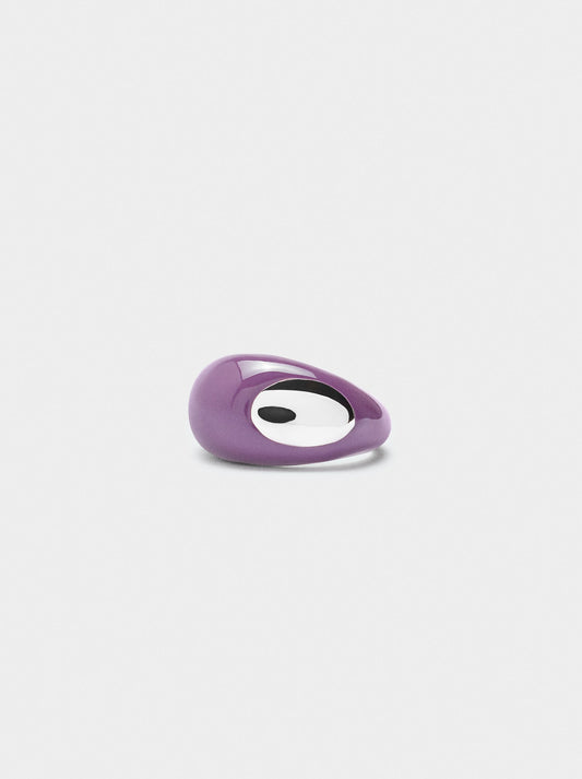 Wide Ring With Enamel