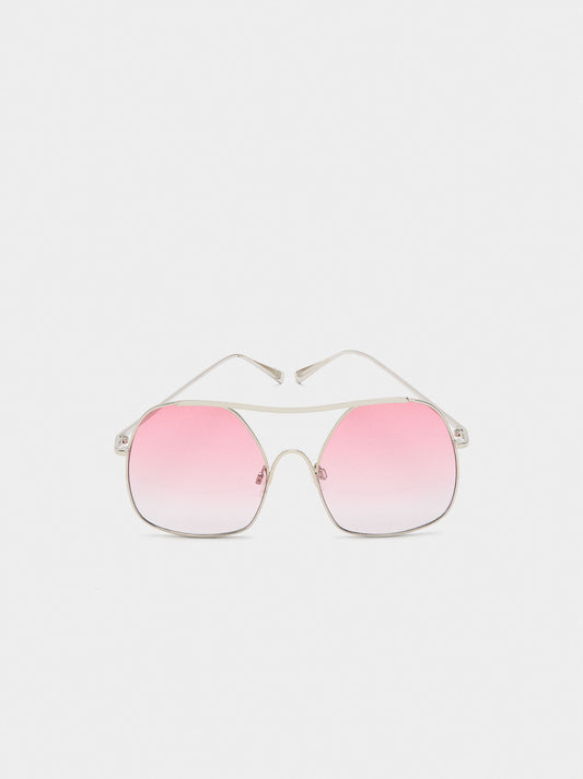 Semi-Transparent Round Sunglasses