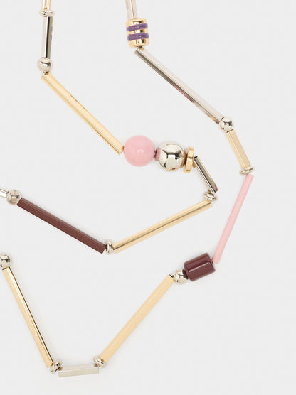 Long Necklace With Enamel