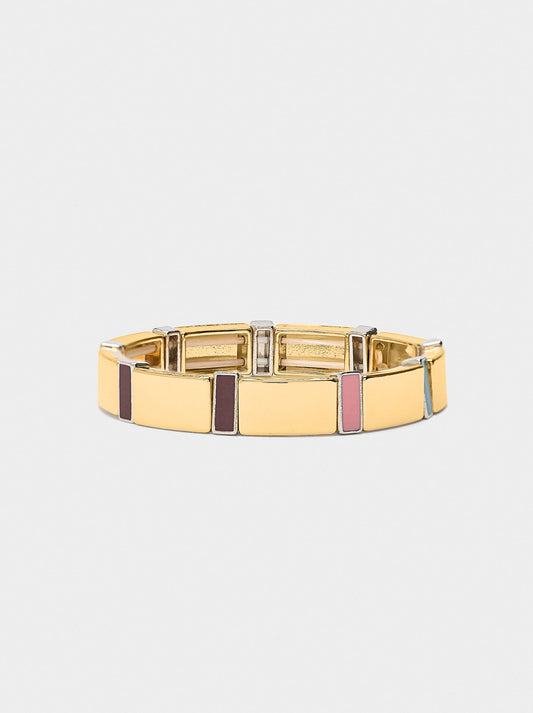 Elastic Bracelet With Enamel