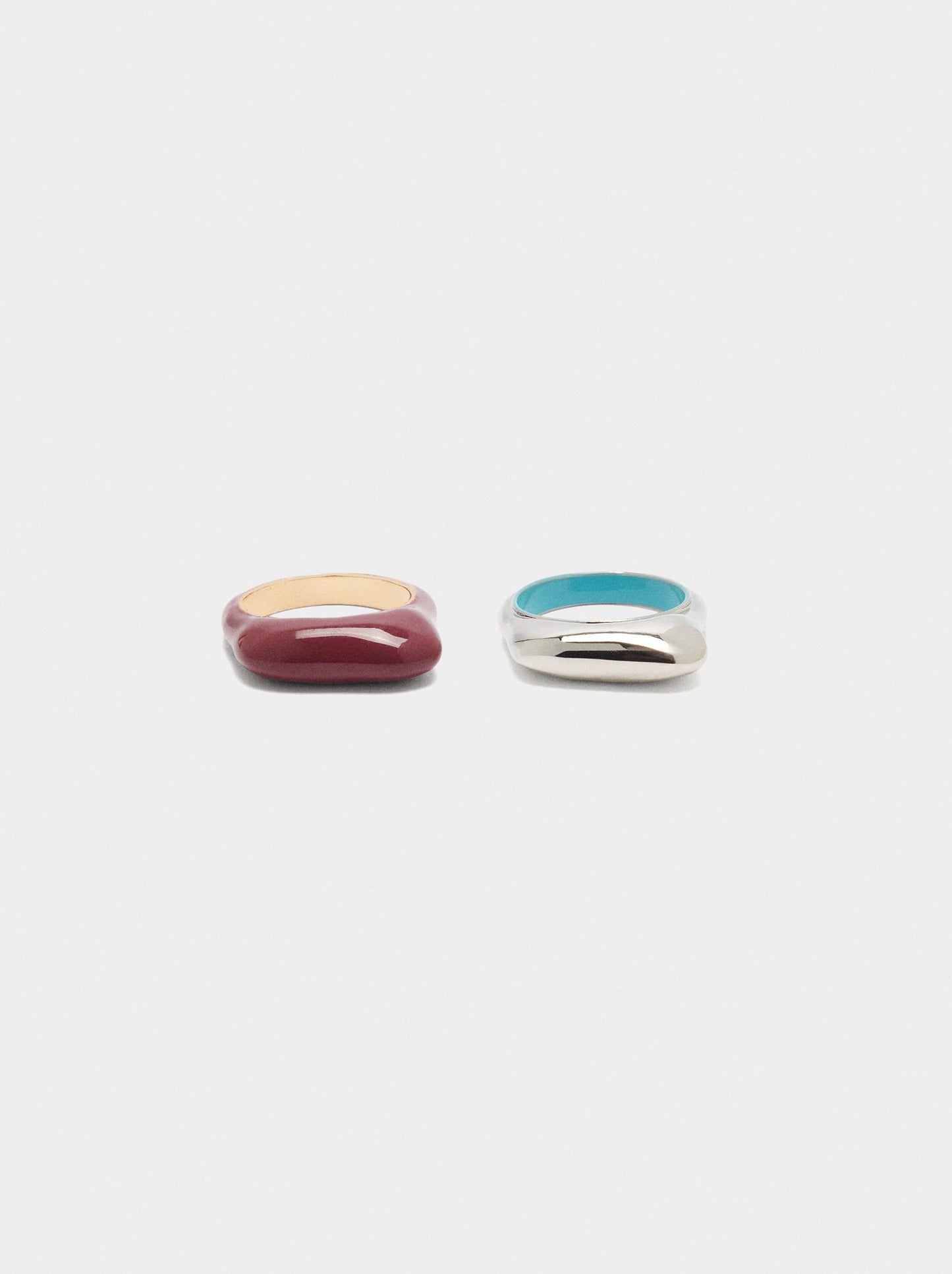 Set Of Rings With Squares