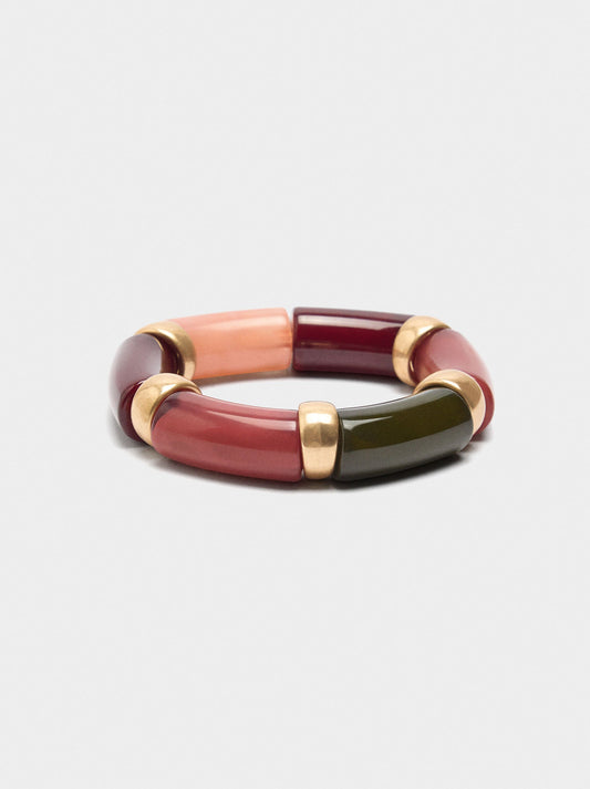 Elastic Bracelet With Stone Effect