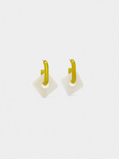 Open Tubular Hoop Earrings
