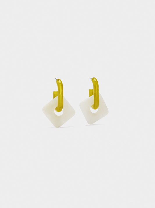 Open Tubular Hoop Earrings