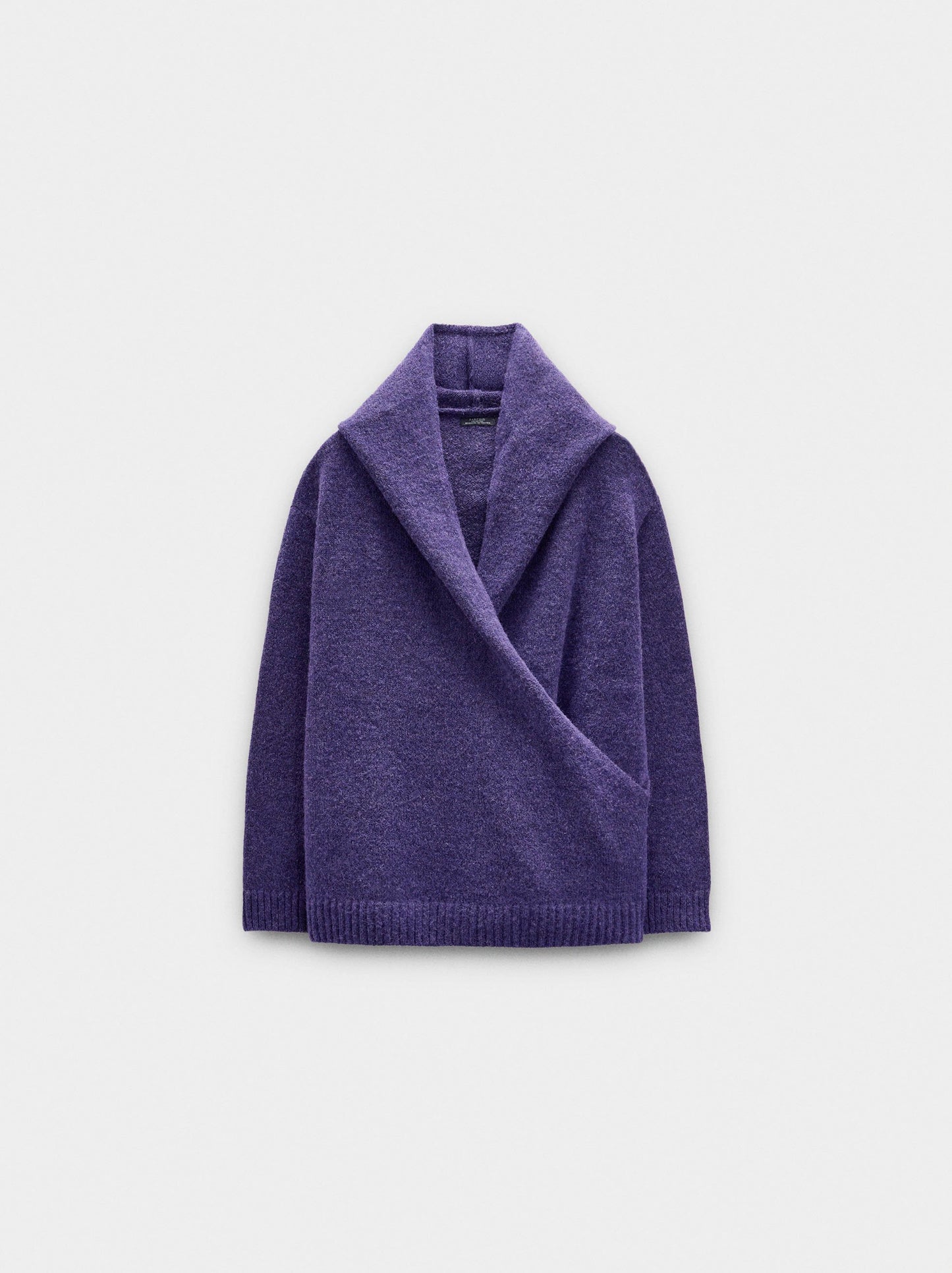 Knit Sweater With Crossover