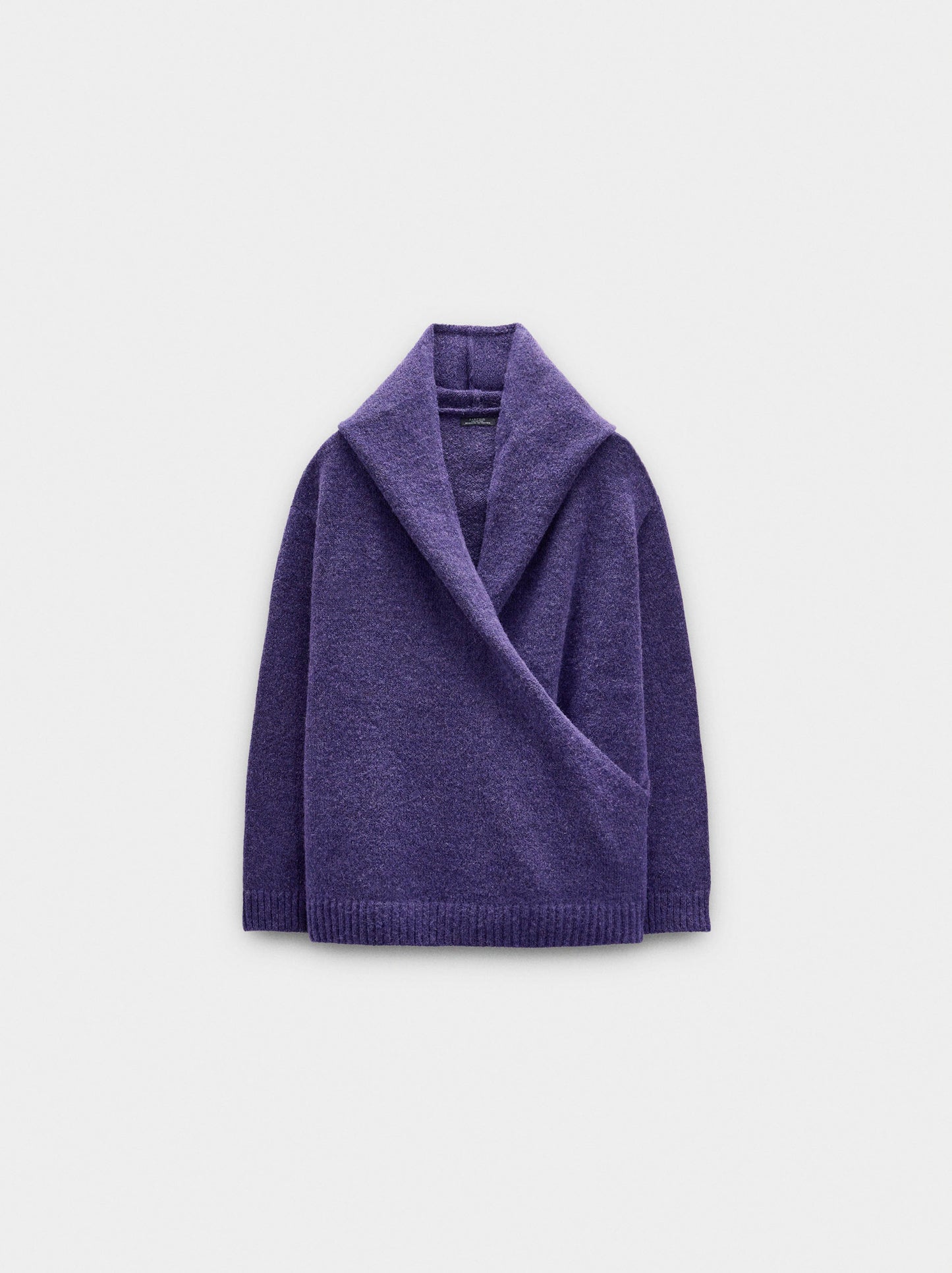 Knit Sweater With Crossover