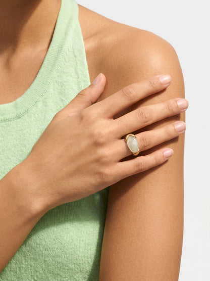 Irregular Oval Ring