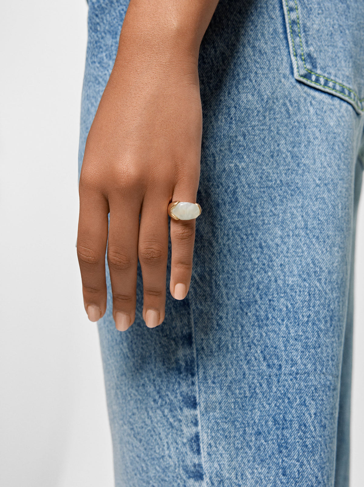 Irregular Oval Ring