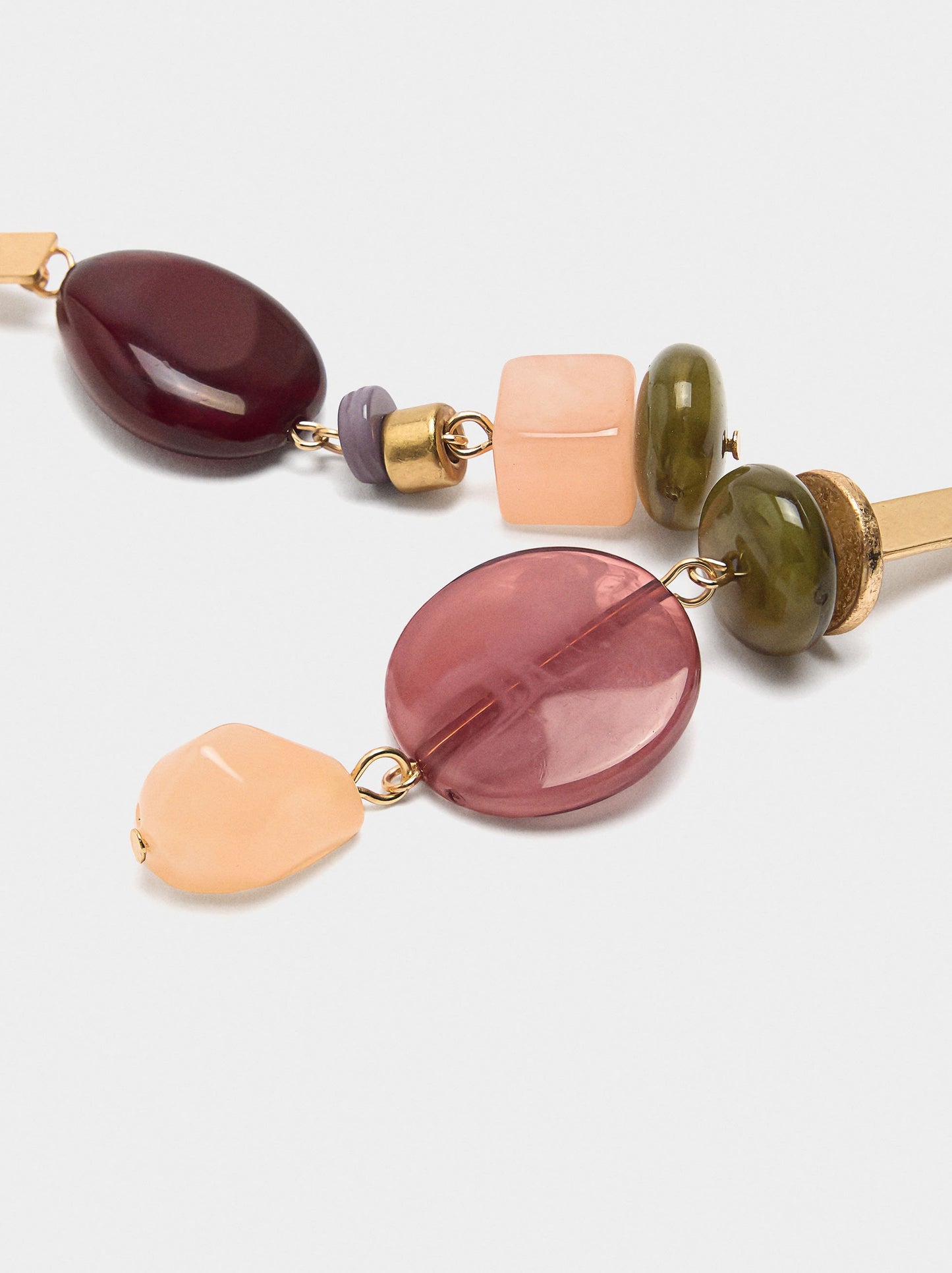Long Asymmetrical Earrings