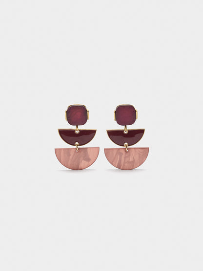 Long Geometric Earrings