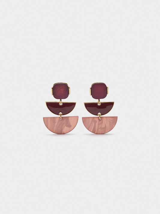 Long Geometric Earrings