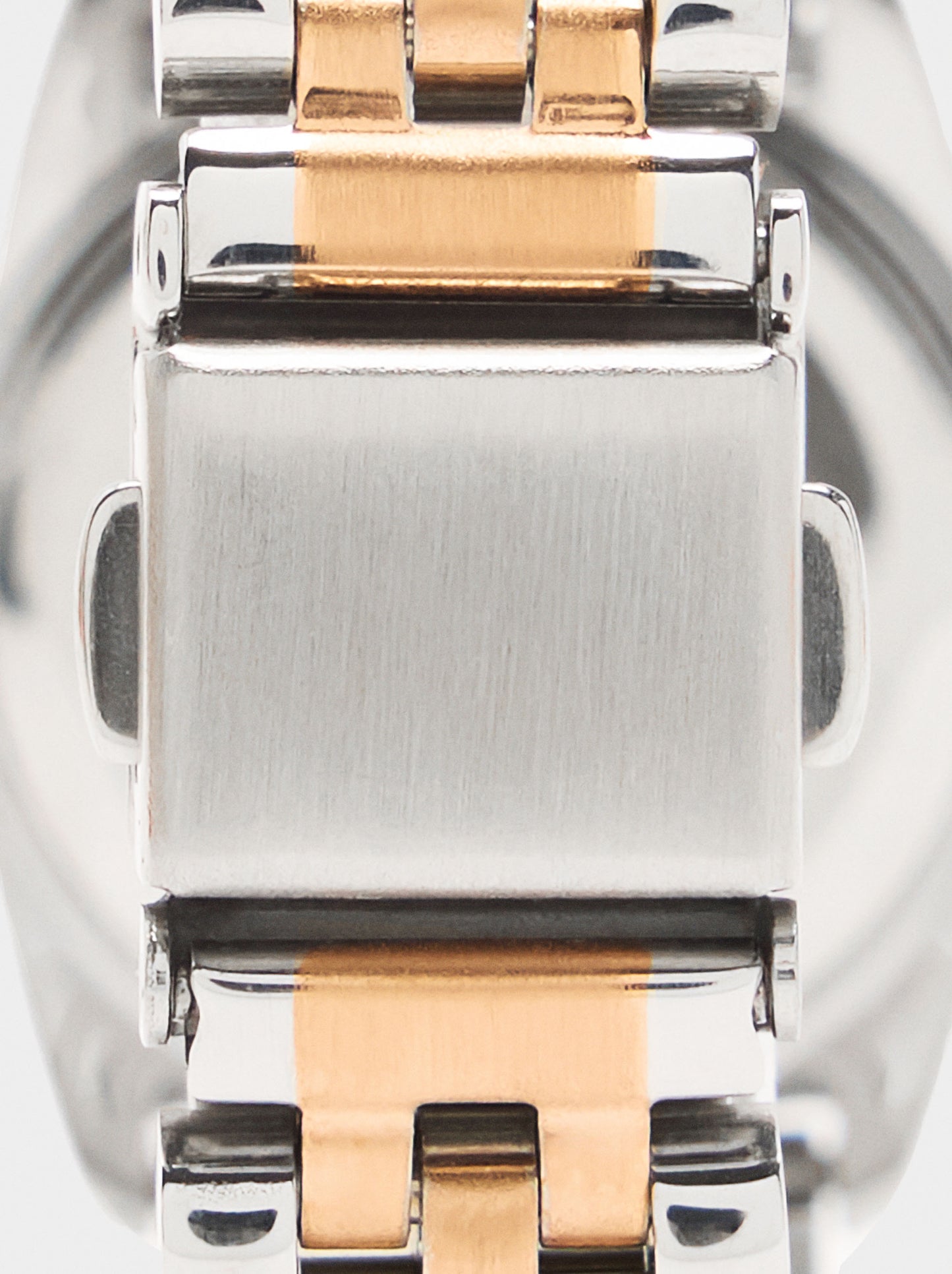 Watch With Bicolor Stainless Steel Wristband