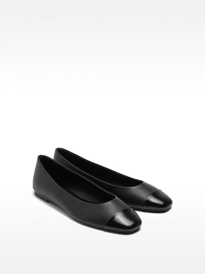 Contrast Ballet Flats