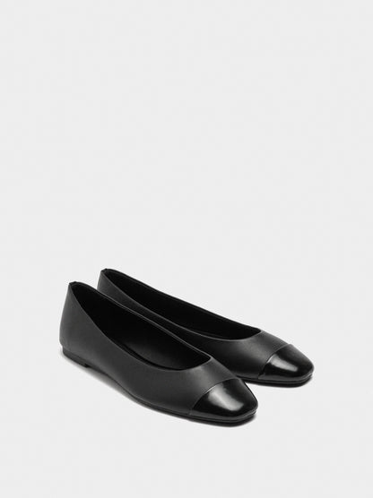 Contrast Ballet Flats