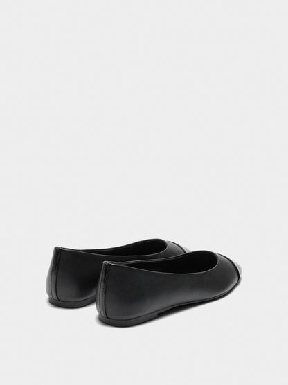 Contrast Ballet Flats