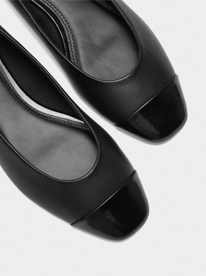 Contrast Ballet Flats
