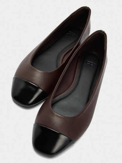 Ballet Flats With Contrast