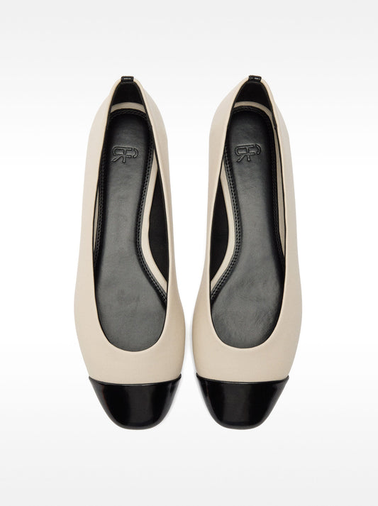 Contrast Ballet Flats