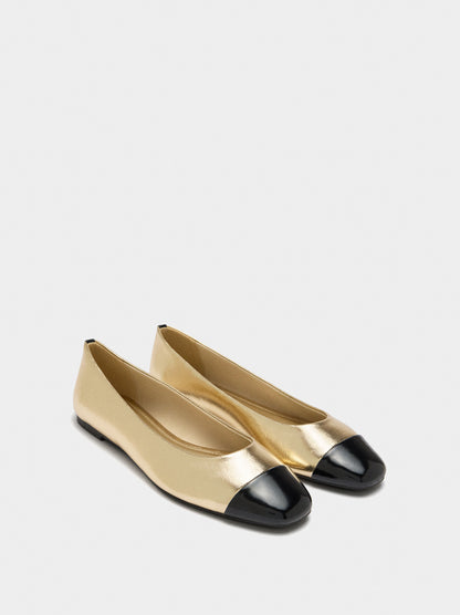 Ballet Flats With Contrast