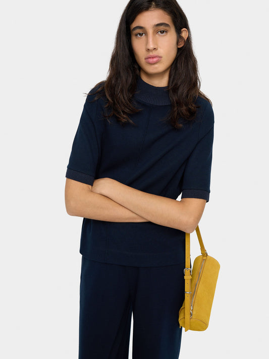 T-Shirt With High Neck