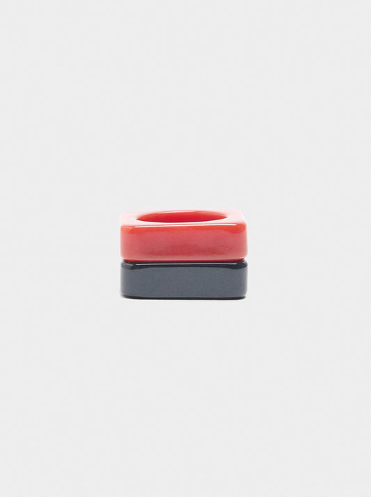 Set Of Rings With Squares