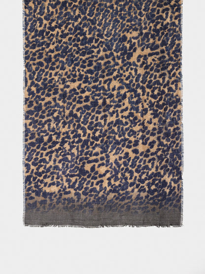 Scarf With Animal Printed