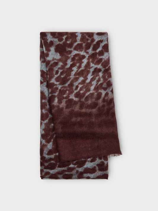 Scarf With Animal Printed