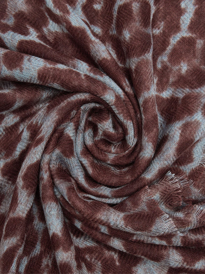 Scarf With Animal Printed
