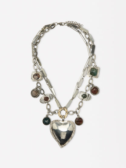 Maxi Necklace With Heart