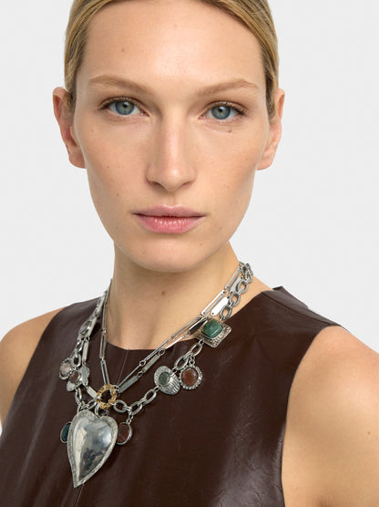 Maxi Necklace With Heart
