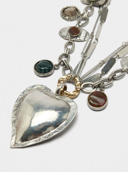 Maxi Necklace With Heart