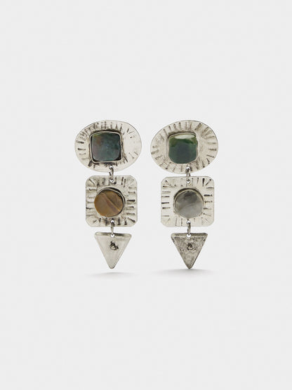 Maxi Earrings With Stones