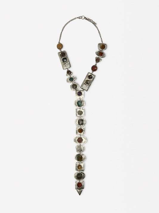 Maxi Necklace With Stones