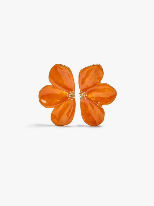 Maxi Half-Flower Earrings