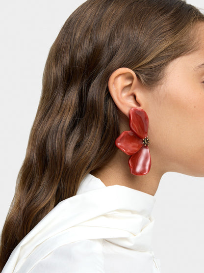 Maxi Half-Flower Earrings